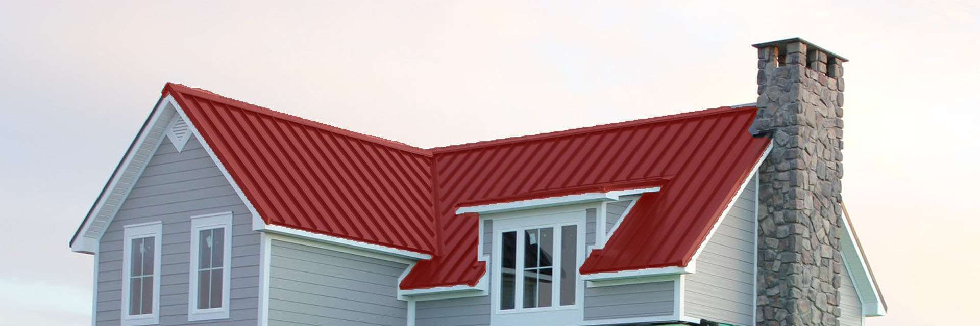 Crimson Red Metal Roof Panels Anderson, SC